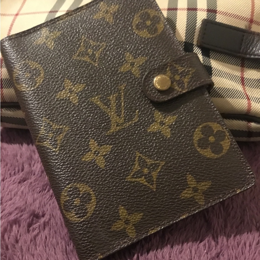 Louis Vuitton Brown and Gold Monogram PM Agenda 2008